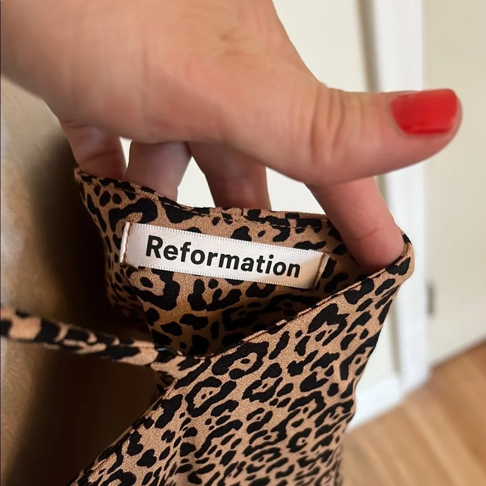 Leopard Print Slip Dress - Picture 4 of 5